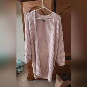 Steve Madden Pastel Pink Knit Cardigan